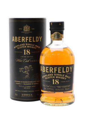 Aberfeldy 18 Year Old / Sangiovese Italian Wine Cask Highland Whisky