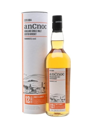 AnCnoc 12 Year Old Highland Single Malt Scotch Whisky