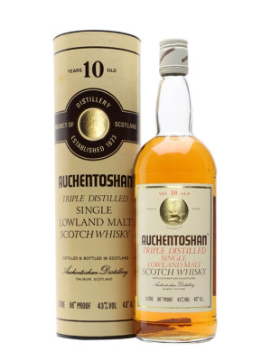 Auchentoshan 10 Year Old / Bot.1980s Lowland Single Malt Scotch Whisky