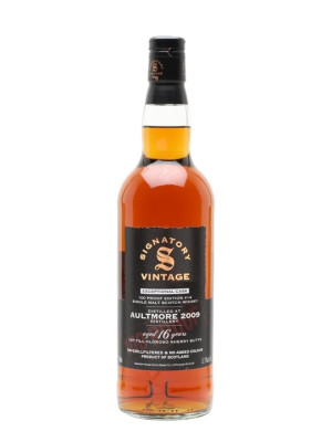 Aultmore 2009 / 16 Year Old / Signatory 100 Proof Exceptional #14 Speyside Whisky