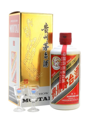 Kweichow Moutai Baijiu Gift Set with Wine Cups