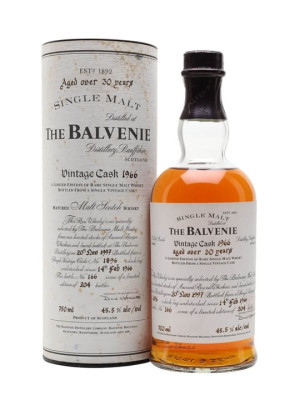 Balvenie 1966 / Over 30 Year Old / Cask #1896 Speyside Whisky