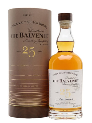 Balvenie Speyside Single Malt Scotch Whisky - 25 Year Old, Rare Marriages Series, 70cl / 48%, Distillery Bottling, Warm Spice Notes
