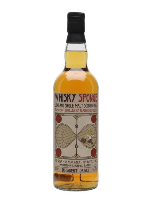Bladnoch 1990 Lowland Single Malt Scotch Whisky 34 Year Old Whisky Sponge Edition 90, 70cl / 55.1%, Single Refill Barrel