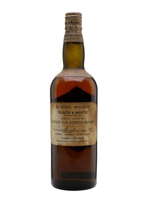 Black & White / Bot.1930s / Spring Cap Blended Scotch Whisky