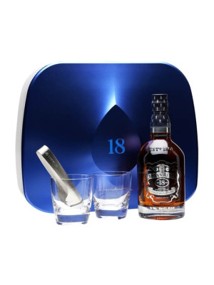 Chivas Regal 18 Year Old Pininfarina Ice Drop Glass Pack Blended Whisky