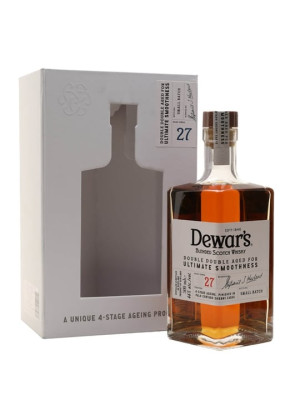 Dewar's Double Double 27 Year Old - Blended Scotch Whisky, 50cl / 46%, Triple Sherry Cask Finish, Honeyed Fruit & Toffee Profile