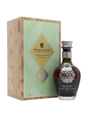 Royal Salute Platinum Jubilee / Queen Adelaide's Brooch (Green) Blended Whisky