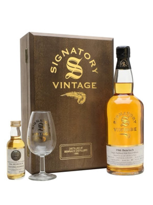 Benriach 1966 Set With Glass & Miniature / 35 Year Old Speyside Whisky