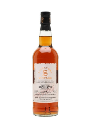 Ben Nevis 2015 / 10 Year Old / Signatory 100 Proof Edition 80 Highland Whisky