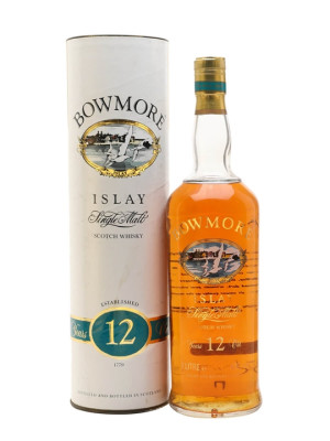 Bowmore 12 Year Old / Bot.1990s / Litre Islay Whisky