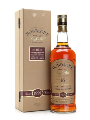 Bowmore 1991 / 16 Year Old / Port Matured Islay Whisky