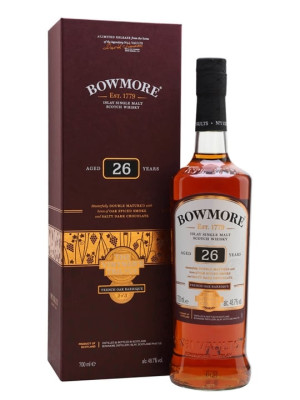 Bowmore 26 Year Old Wine Cask - Vintner's Trilogy Part 2 - Islay Single Malt Scotch Whisky, 70cl / 48.7%, Rich Oak-Spiced Smoke