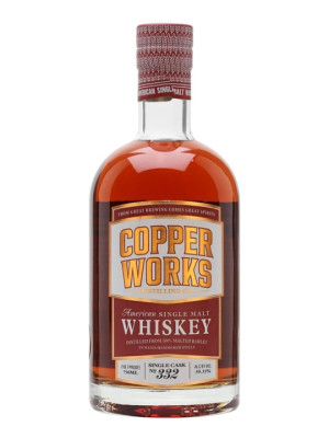 Copperworks Cask 332 Single Malt Whisky American Single Malt Whiskey