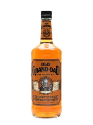 Old Grand Dad 80 Proof  Kentucky Straight Bourbon Whiskey
