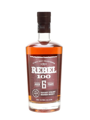 Rebel 100 Proof 6 Year Old Bourbon Kentucky Straight Bourbon Whiskey