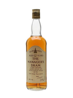 Benrinnes 12 Year Old / Bot.1988 / Manager's Dram Speyside Whisky