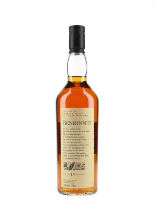 Benrinnes 15 Year Old - Speyside Single Malt Scotch Whisky, 70cl / 43%, Rich Chocolate & Dried Fruit Notes, Rich & Gently Smoky