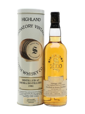 Brora 1981 / 18 Year Old / Millennium / Signatory Highland Whisky
