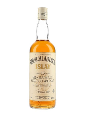 Bruichladdich 15 Year Old / 43% / 75cl / Bot.1980s Islay Whisky