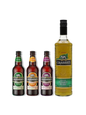 Crabbie's Ginger Wine & Beer Collection / 4 Bottles
