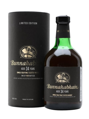 Bunnahabhain 34 Year Old Islay Single Malt Scotch Whisky