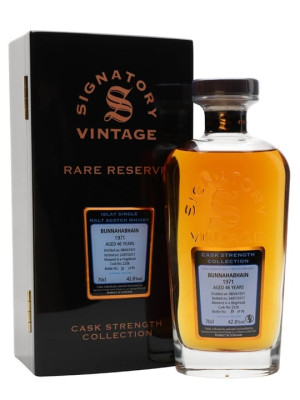 Bunnahabhain 1971 / 46 Year Old / Signatory Islay Whisky