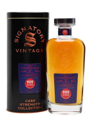 Caperdonich 2000 / 21 Year Old / Signatory for The Whisky Exchange Speyside Whisky