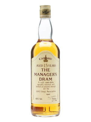Cardhu 15 Year Old Speyside Single Malt Scotch Whisky, Bot.1989 - Manager's Dram, 63% / 75cl, Distillery Bottling