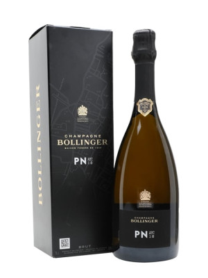 Bollinger PN AYC 2018 Champagne - 75cl / 12.5%, Pinot Noir-Only Blanc de Noirs with Peach, Apricot, Berry & Lemon Zest Notes