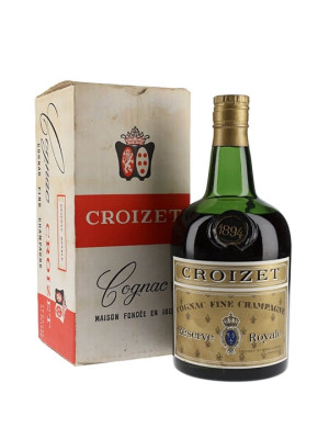 Croizet 1894 Cognac / Reserve Royale / Fine Champagne / Bot.1960s