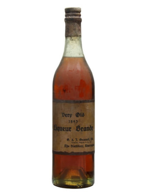 G & J Greenall 1893 / Very Old Liqueur Brandy / Bot.1930s