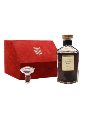 Martell Cordon Bleu Cognac / Baccarat Decanter / Bot.1980s