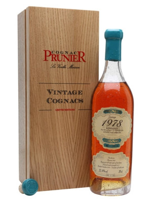 Prunier 1978 Borderies Cognac