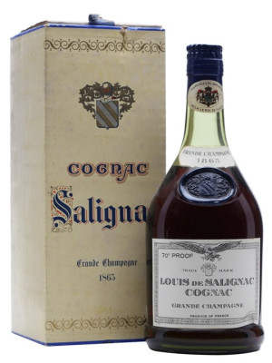 Salignac 1865 Cognac / Grande Champagne / Bot.1960s