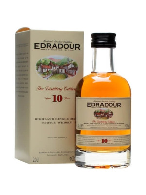 Edradour 10 Year Old / Small Bottle Highland Single Malt Scotch Whisky