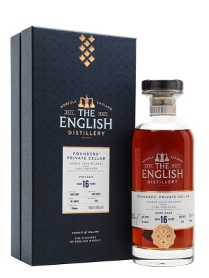 The English Distillery Founders Private Cellar 2007 / 16 Year Old / Port Cask English Whisky
