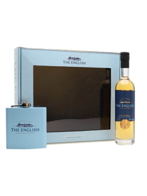 The English Distillery Original Single Malt Whisky / Hip Flask Set English Whisky