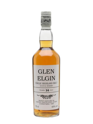Glen Elgin 14 Year Old / United Distillers Christmas 1990 Speyside Whisky