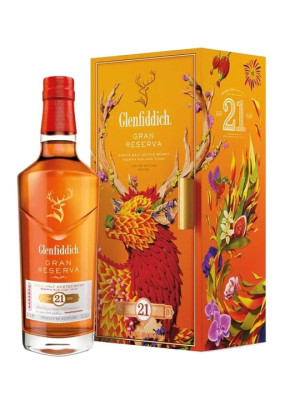 Glenfiddich 21 Year Old Chinese New Year 2024 Speyside Scotch Whisky - 70cl | 40% | Limited Edition | Single Malt