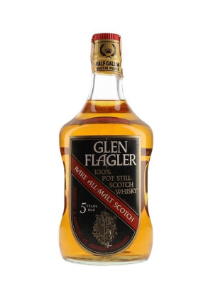 Glen Flagler 5 Year Old / Bot.1980s / Large bottle Lowland Whisky