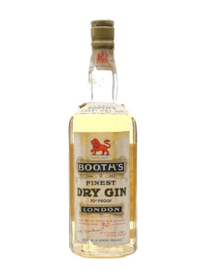 Booth's Finest Dry Gin / Bot.1950s