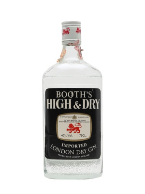 Booth's London Dry Gin / High & Dry / Bot.1970s