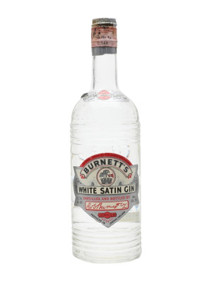 Burnett's White Satin Gin / Bot.1950s / Spring Cap