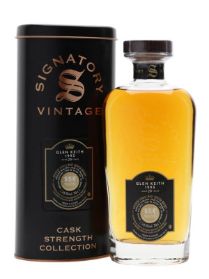 Glen Keith 1993, 29 Year Old Speyside Single Malt Scotch Whisky, 54.3% / 70cl - Signatory for The Whisky Exchange