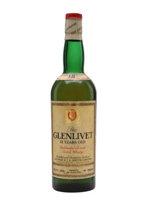 Glenlivet 12 Year Old / Bot.1970s Speyside Single Malt Scotch Whisky