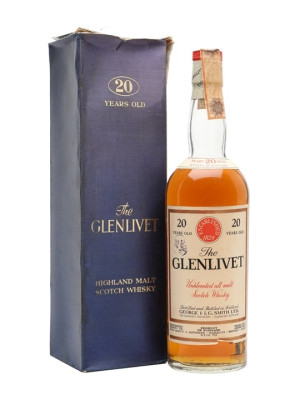 Glenlivet 20 Year Old / Bot.1960s Speyside Single Malt Scotch Whisky