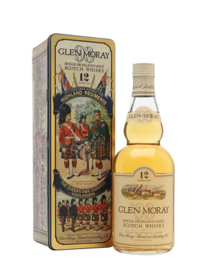 Glen Moray 12 Year Old / Bot.1980s / The Queen's Own Cameron Speyside Whisky