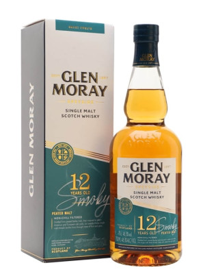 Glen Moray Smoky 12 Year Old Speyside Single Malt Scotch Whisky
