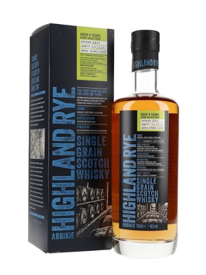 Arbikie Highland Rye 4 Year Old / Release 2 Single Grain Scotch Whisky